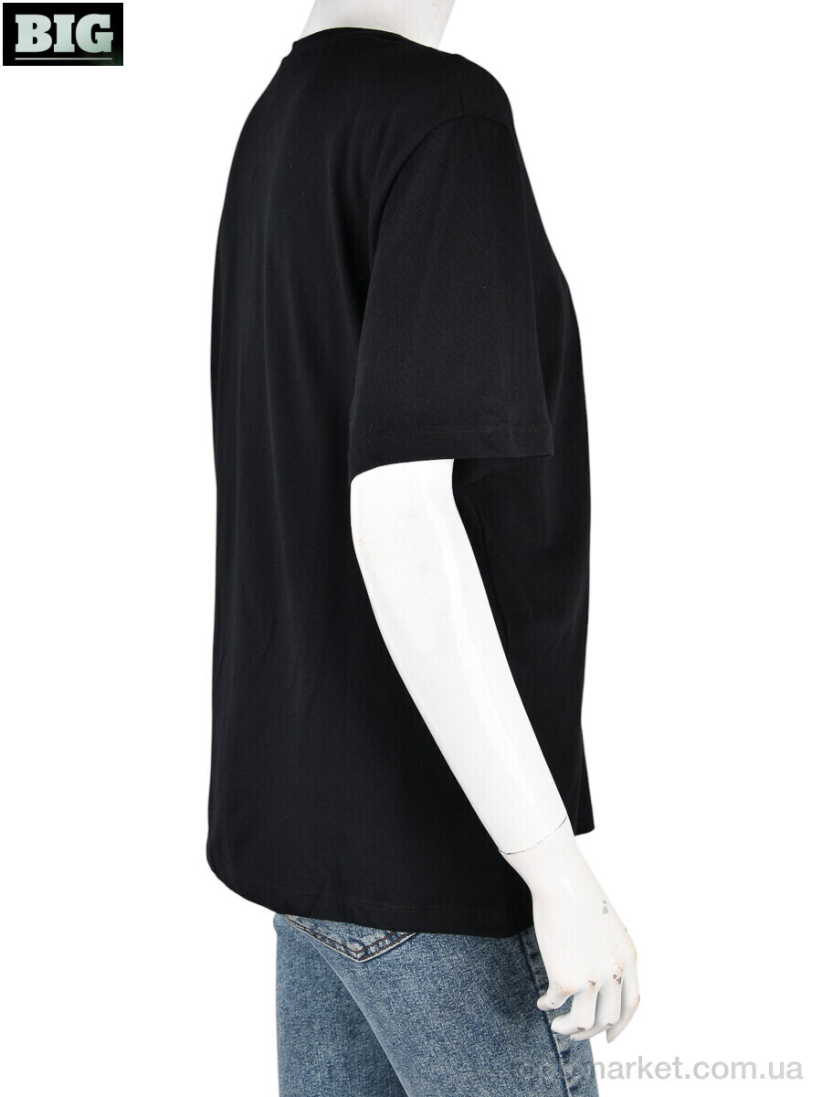 Купить Футболка жіночі 4049-05-1 black Vonnavi чорний, фото 2