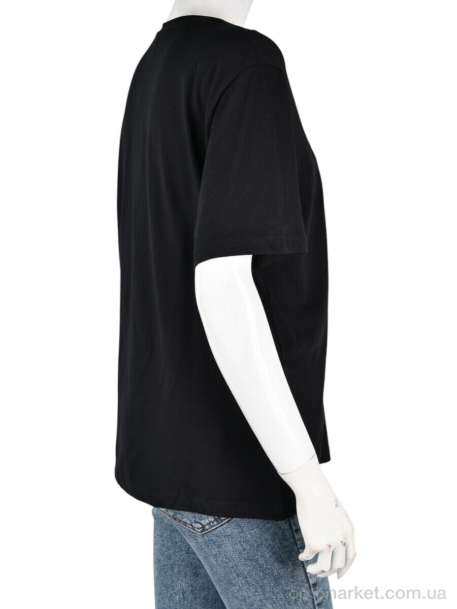 Купить Футболка жіночі 4049-05-1 black Vonnavi чорний, фото 2