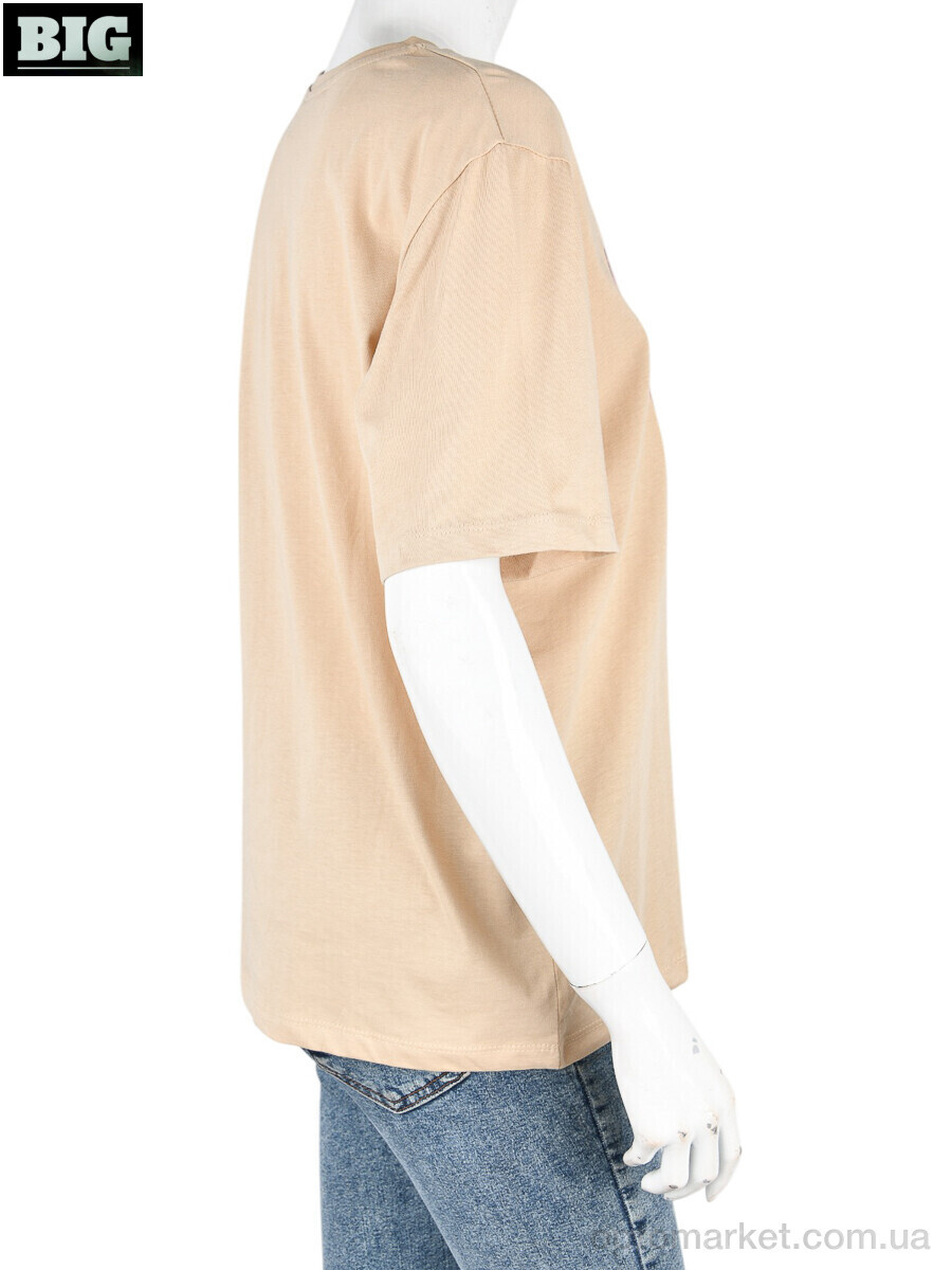 Купить Футболка жіночі 4049-05-3 l.beige Vonnavi бежевий, фото 2