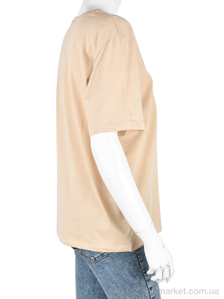 Купить Футболка жіночі 4049-05-3 l.beige Vonnavi бежевий, фото 2