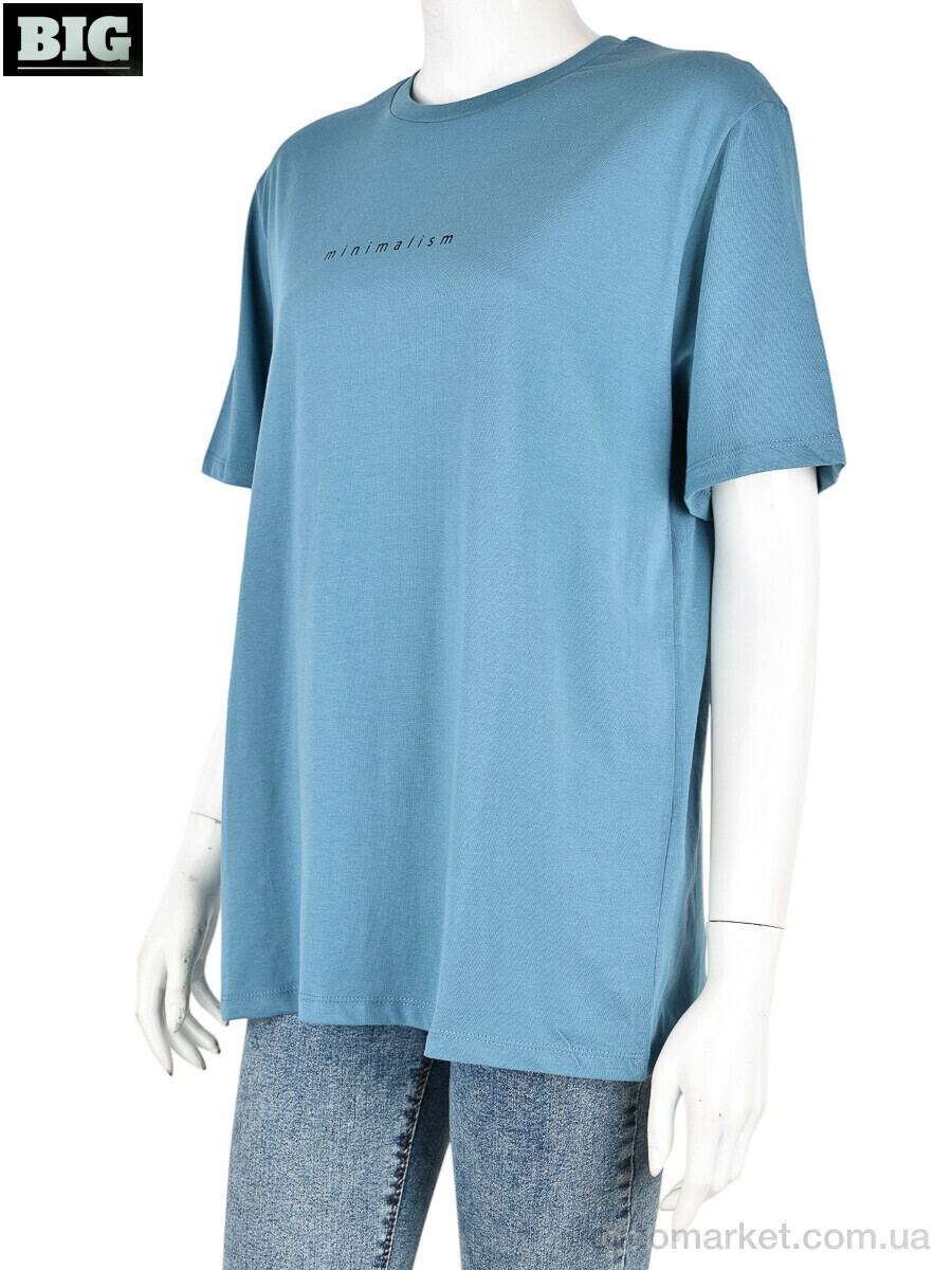 Купить Футболка жіночі 4049-05-4 blue Vonnavi синій, фото 1