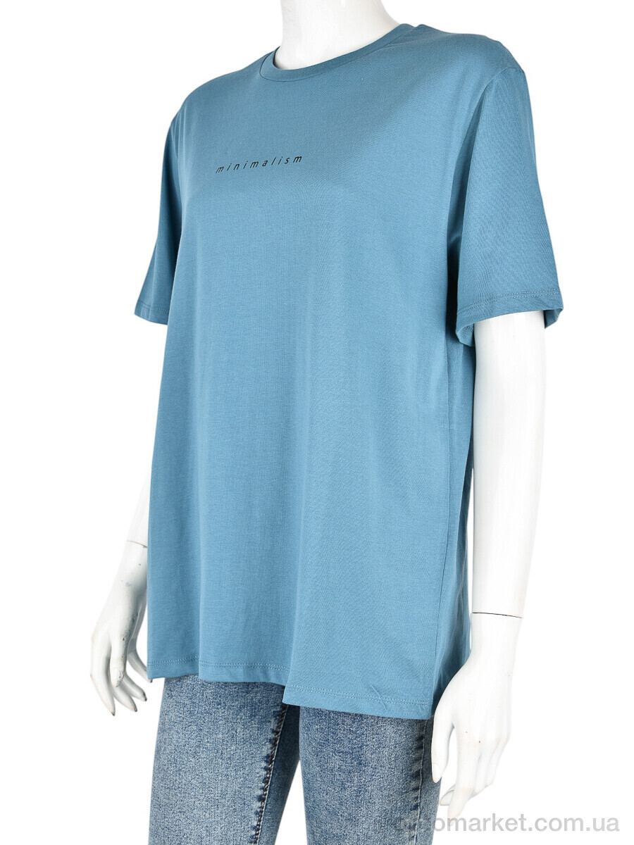 Купить Футболка жіночі 4049-05-4 blue Vonnavi синій, фото 1