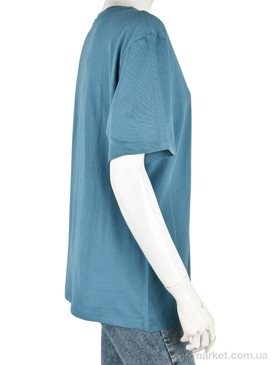 Купить Футболка жіночі 4049-05-4 blue Vonnavi синій, фото 2