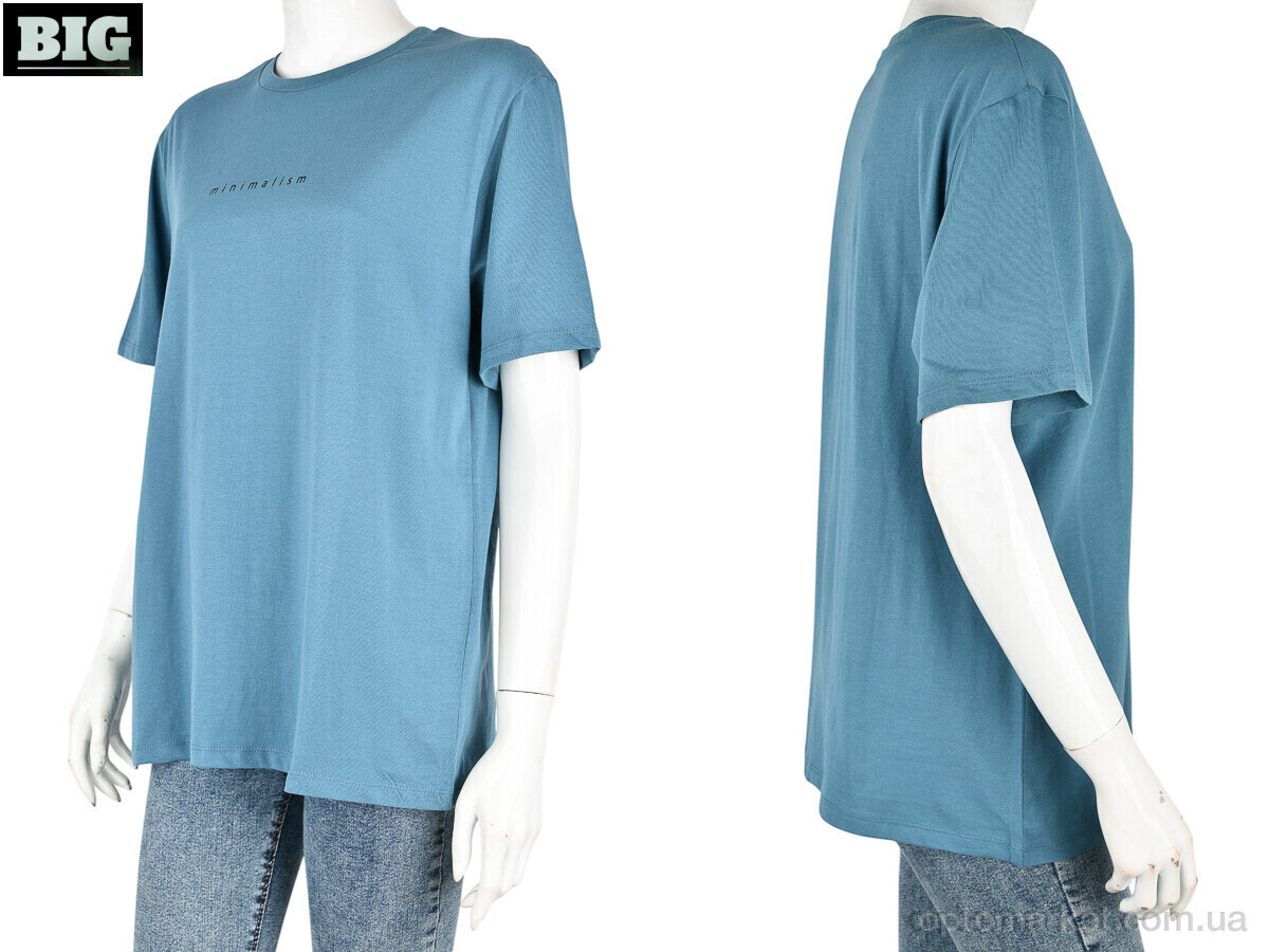 Купить Футболка жіночі 4049-05-4 blue Vonnavi синій, фото 3