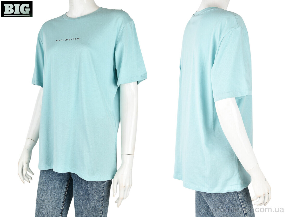 Купить Футболка жіночі 4049-05-5 l.blue Vonnavi блакитний, фото 3