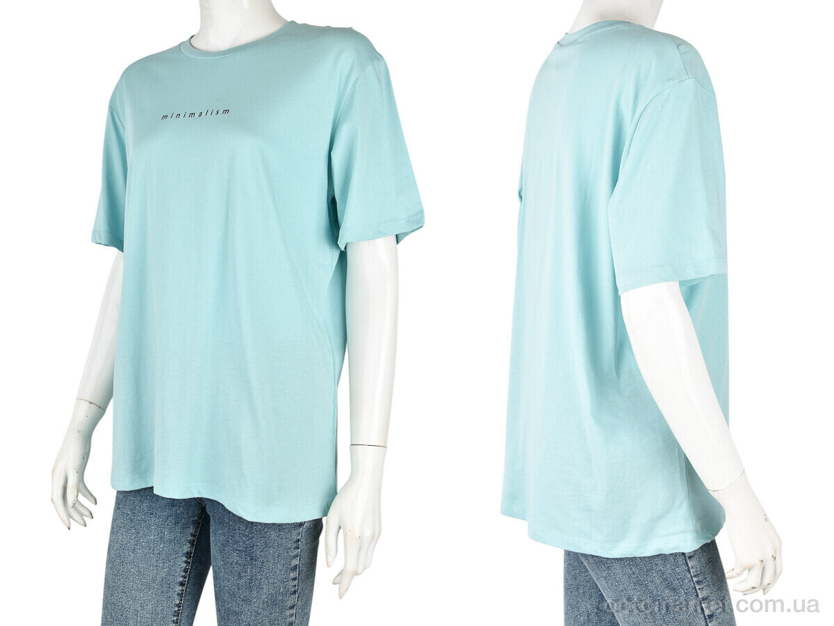 Купить Футболка жіночі 4049-05-5 l.blue Vonnavi блакитний, фото 3