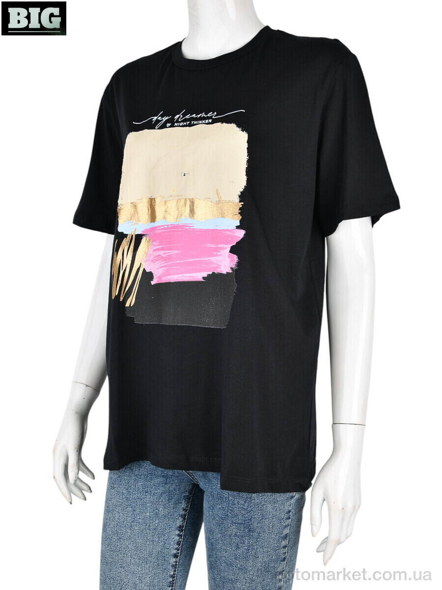 Купить Футболка жіночі 4049-06-1 black Vonnavi чорний, фото 1