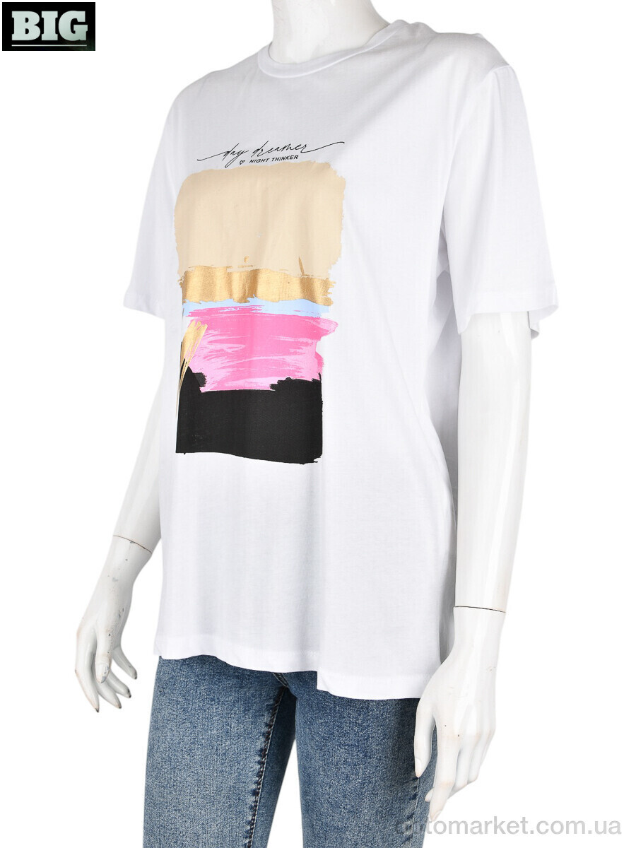 Купить Футболка жіночі 4049-06-2 white Vonnavi білий, фото 1