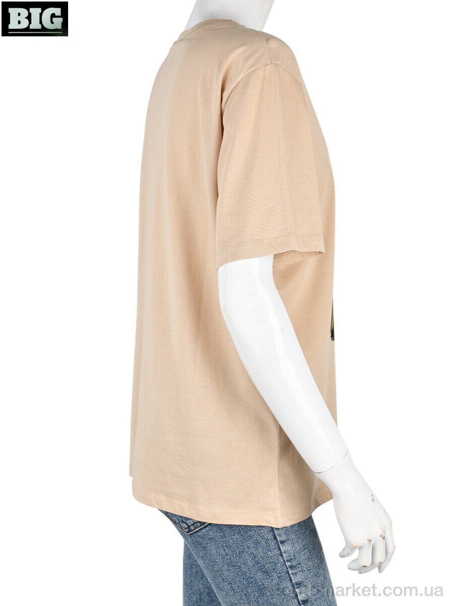 Купить Футболка жіночі 4049-06-3 l.beige Vonnavi бежевий, фото 2