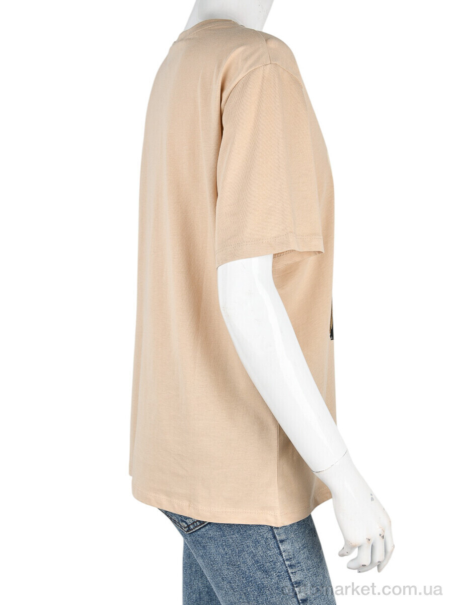 Купить Футболка жіночі 4049-06-3 l.beige Vonnavi бежевий, фото 2