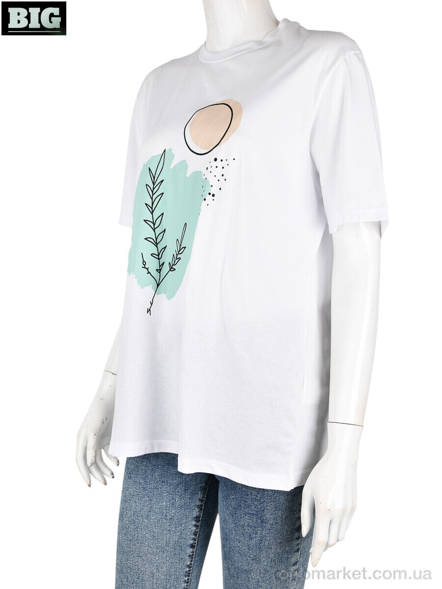 Купить Футболка жіночі 4049-08-2 white Vonnavi білий, фото 1