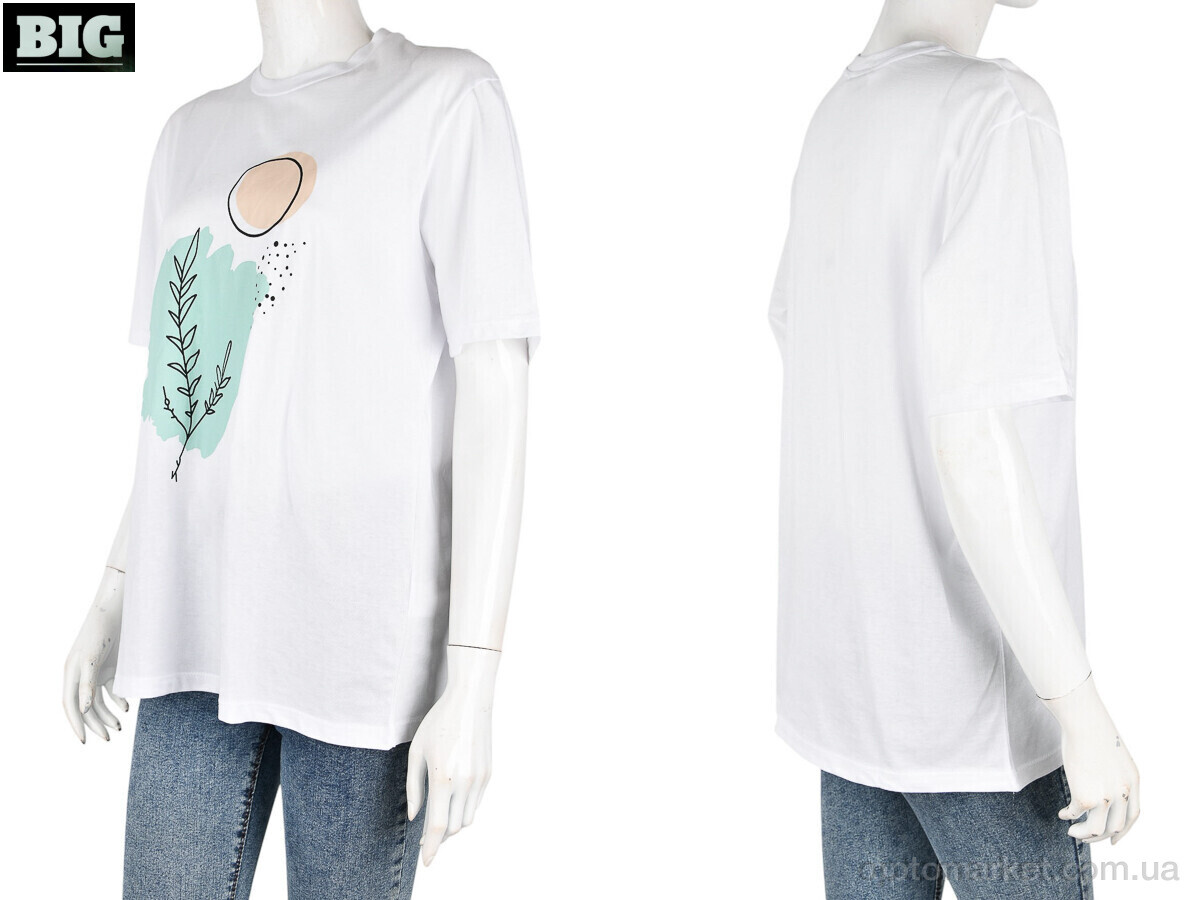 Купить Футболка жіночі 4049-08-2 white Vonnavi білий, фото 3