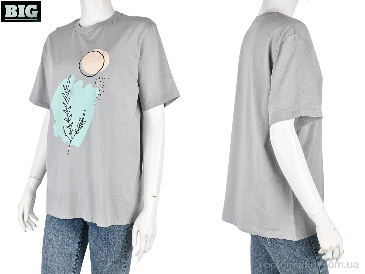 Купить Футболка жіночі 4049-08-4 grey Vonnavi сірий, фото 3