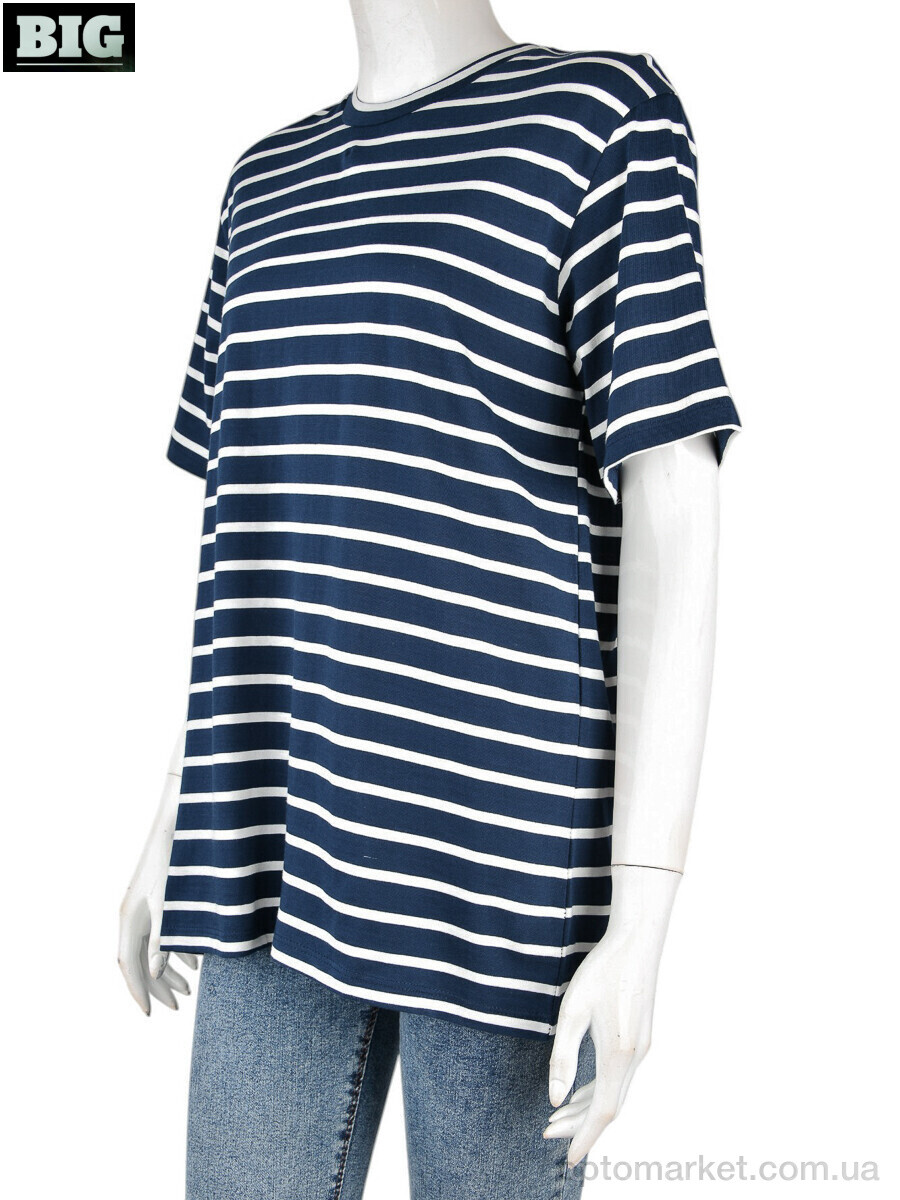 Купить Футболка жіночі 4049-10-1 navy Vonnavi синій, фото 1