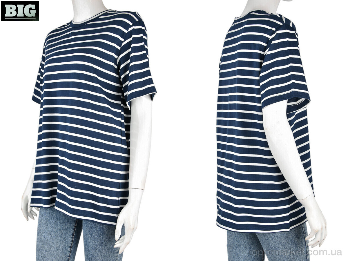 Купить Футболка жіночі 4049-10-1 navy Vonnavi синій, фото 3