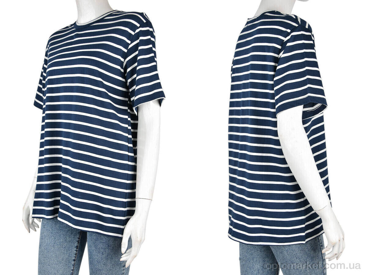 Купить Футболка жіночі 4049-10-1 navy Vonnavi синій, фото 3