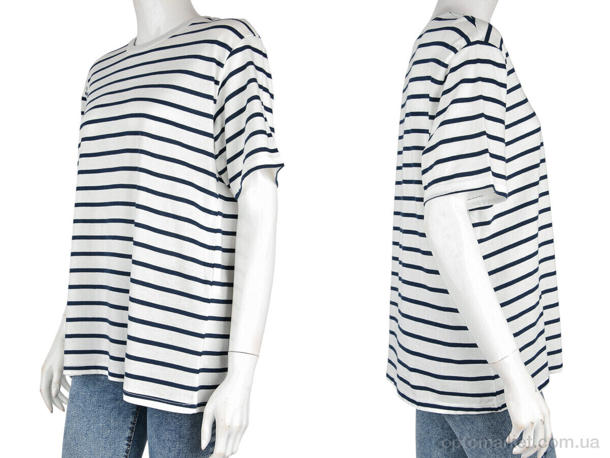 Купить Футболка жіночі 4049-10-2 white Vonnavi білий, фото 3