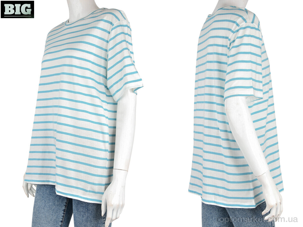 Купить Футболка жіночі 4049-10-3 l.blue Vonnavi блакитний, фото 3