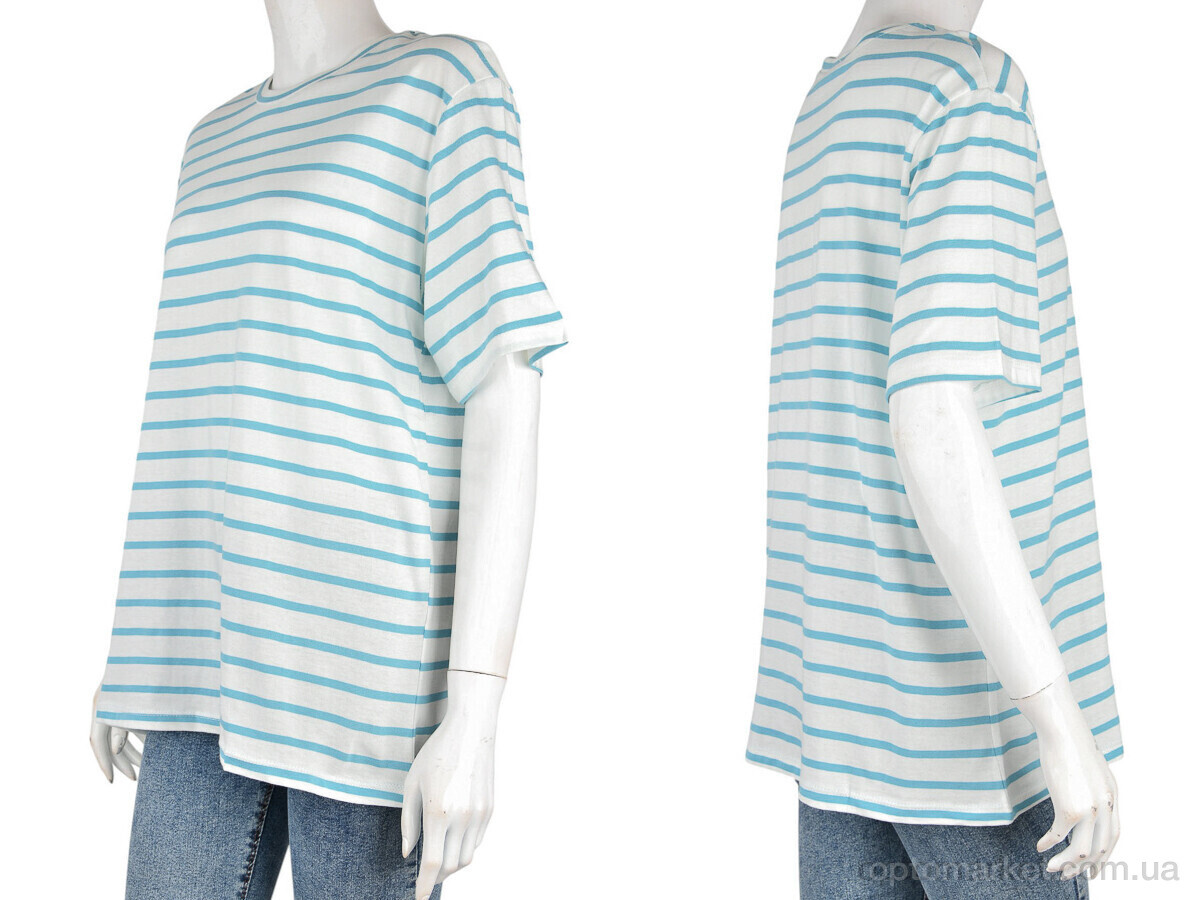 Купить Футболка жіночі 4049-10-3 l.blue Vonnavi блакитний, фото 3