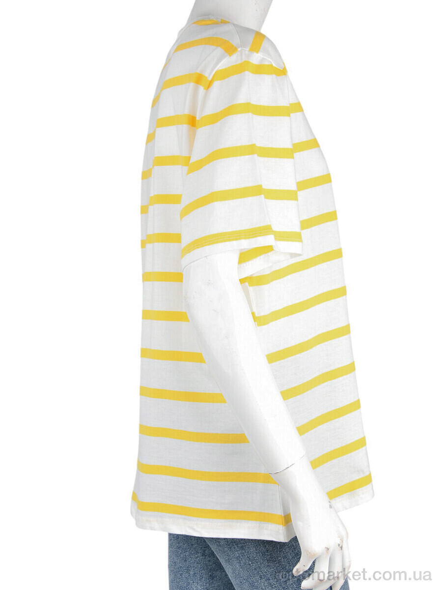 Купить Футболка жіночі 4049-11-3 yellow Vonnavi жовтий, фото 2