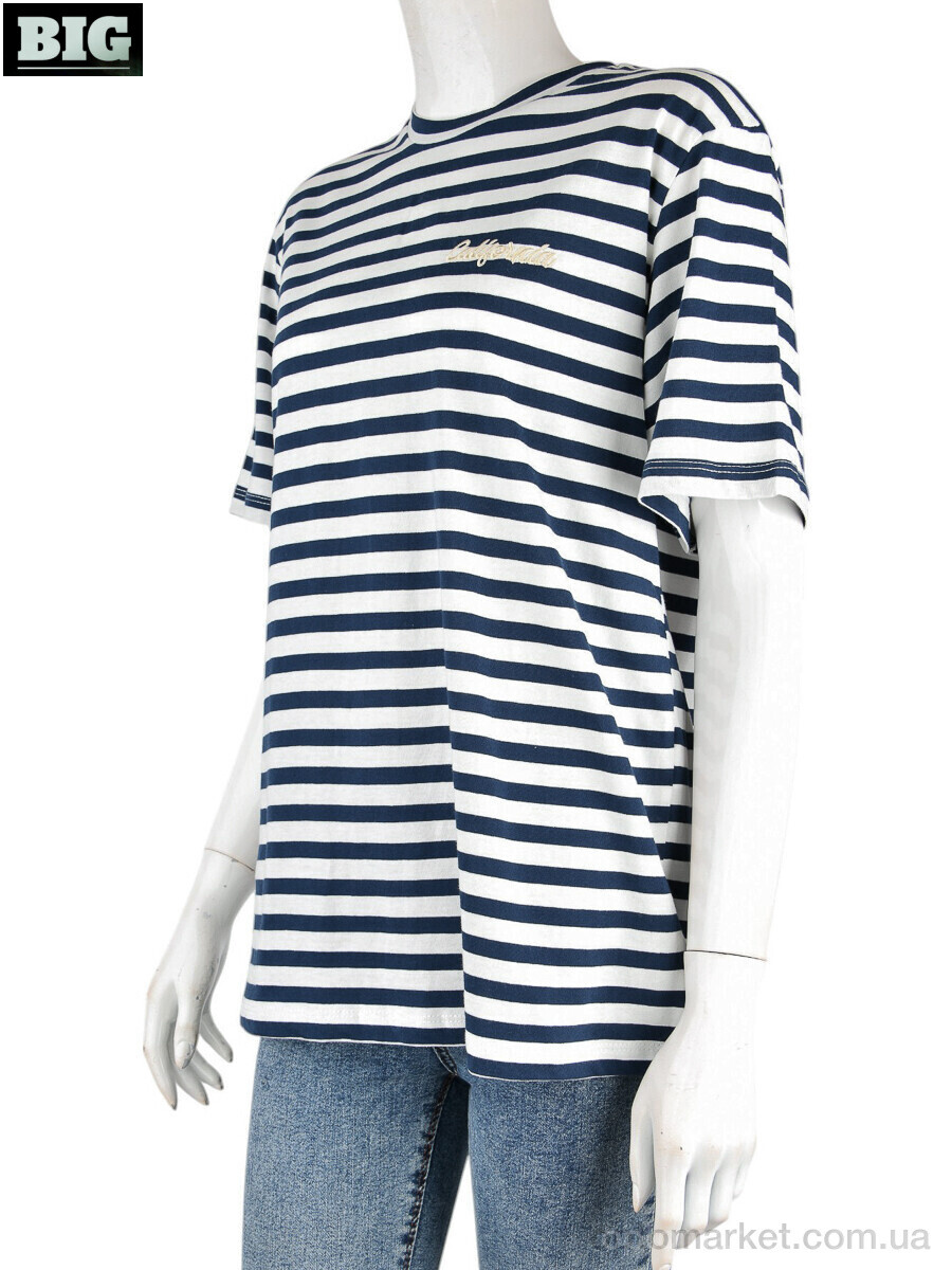 Купить Футболка жіночі 4049-12-1 navy Vonnavi синій, фото 1