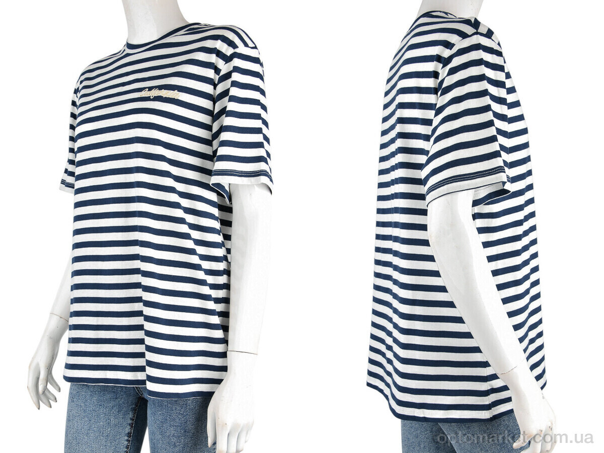 Купить Футболка жіночі 4049-12-1 navy Vonnavi синій, фото 3