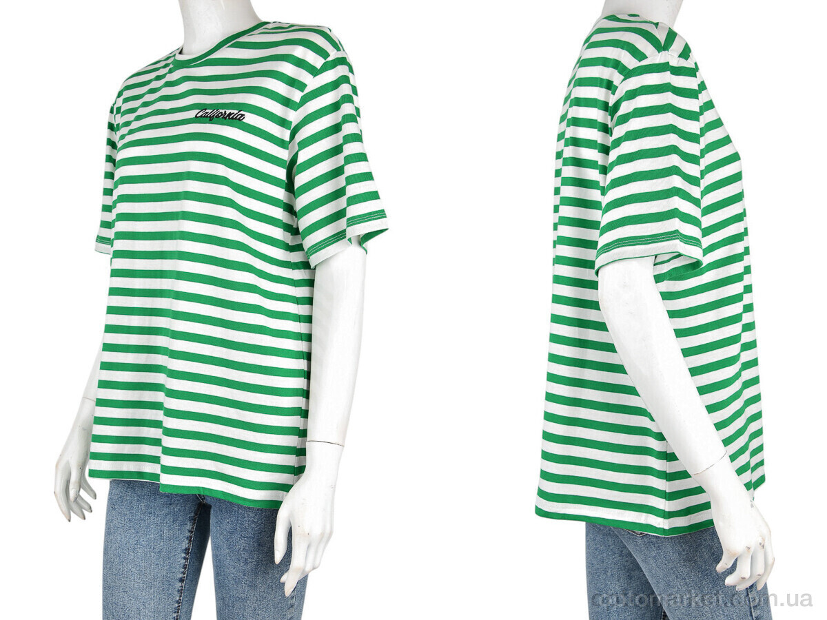 Купить Футболка жіночі 4049-12-4 green Vonnavi зелений, фото 3