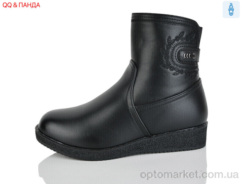 Купить Черевики жіночі 405 QQ&Панда чорний, фото 1