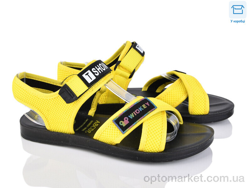 Купить Босоніжки жіночі 4063-A517-4 YiYi жовтий, фото 1