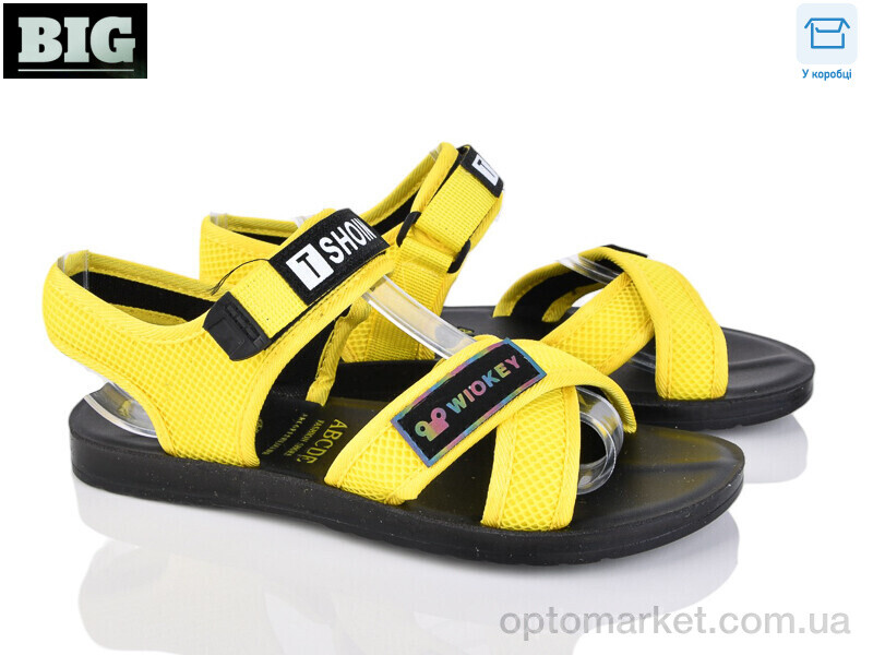 Купить Босоніжки жіночі 4063-A517-4 YiYi жовтий, фото 1