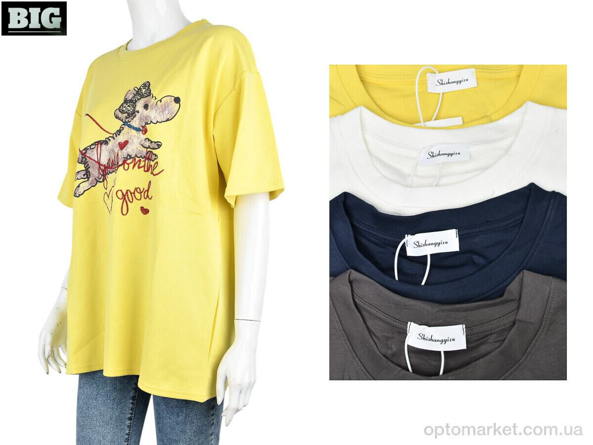 Купить Футболка жіночі 4064-1207 mix Shishangyizu мікс, фото 1