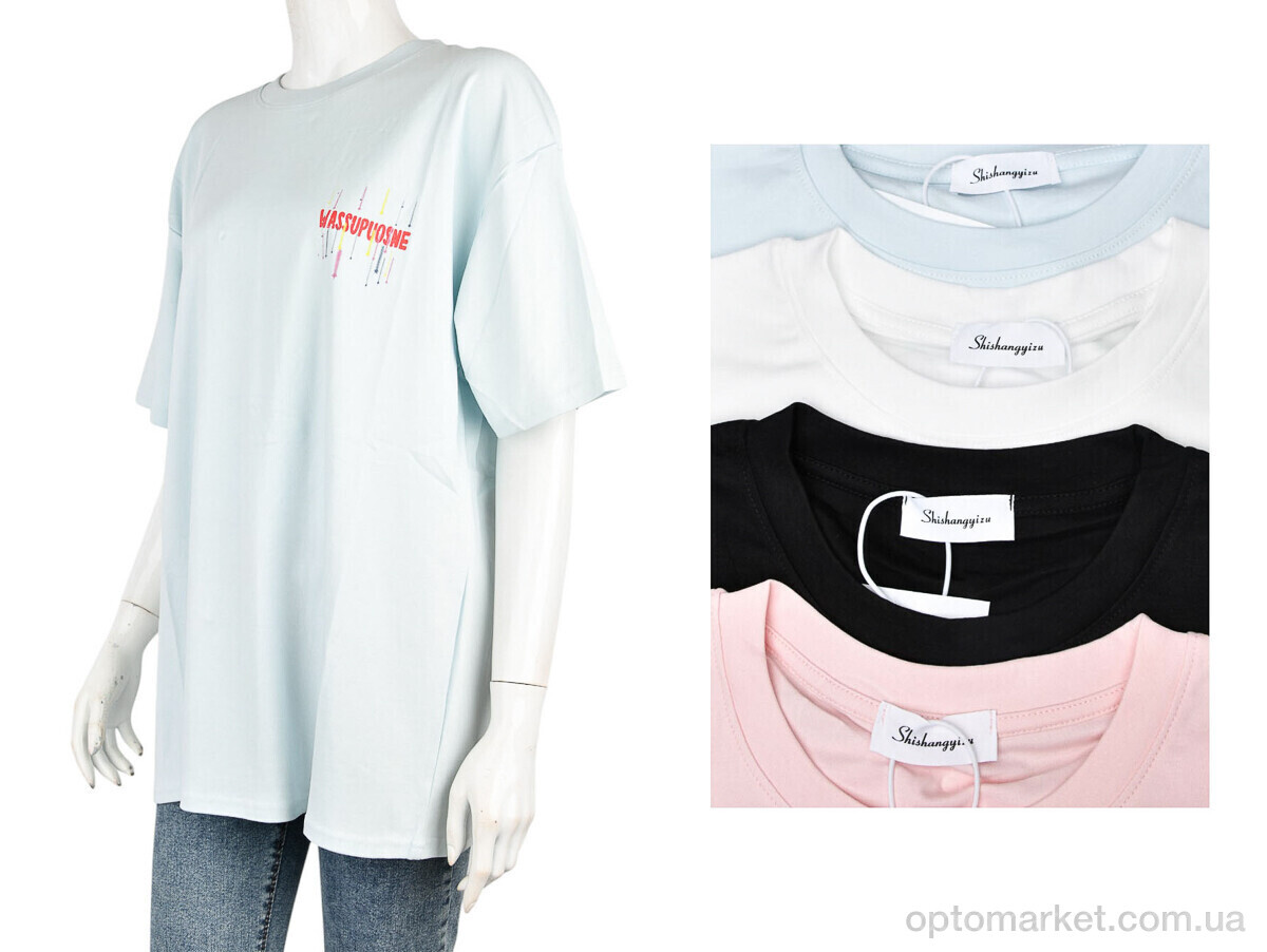 Купить Футболка жіночі 4064-1208-11 mix Shishangyizu мікс, фото 1