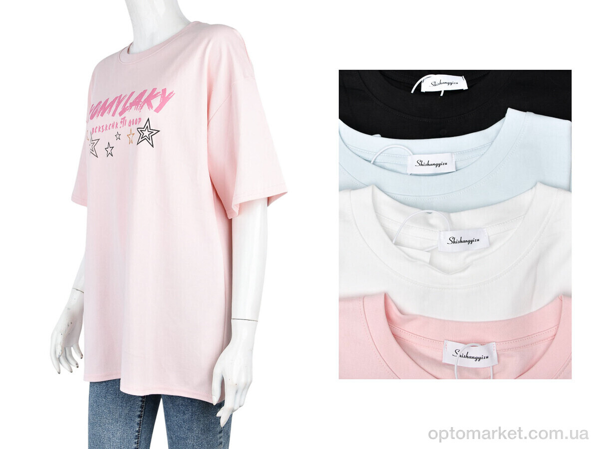 Купить Футболка жіночі 4064-1208-6 mix Shishangyizu мікс, фото 1