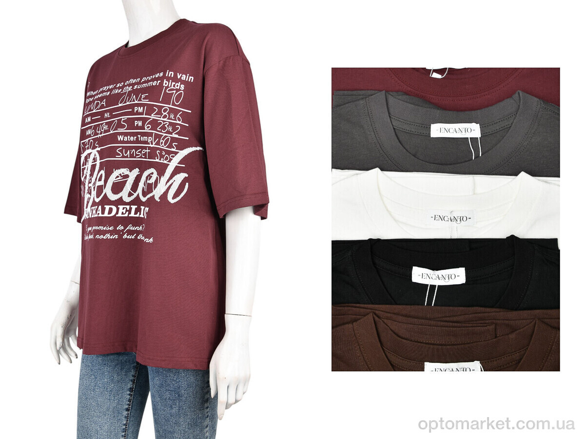 Купить Футболка жіночі 4064-2773 mix Encanto мікс, фото 1