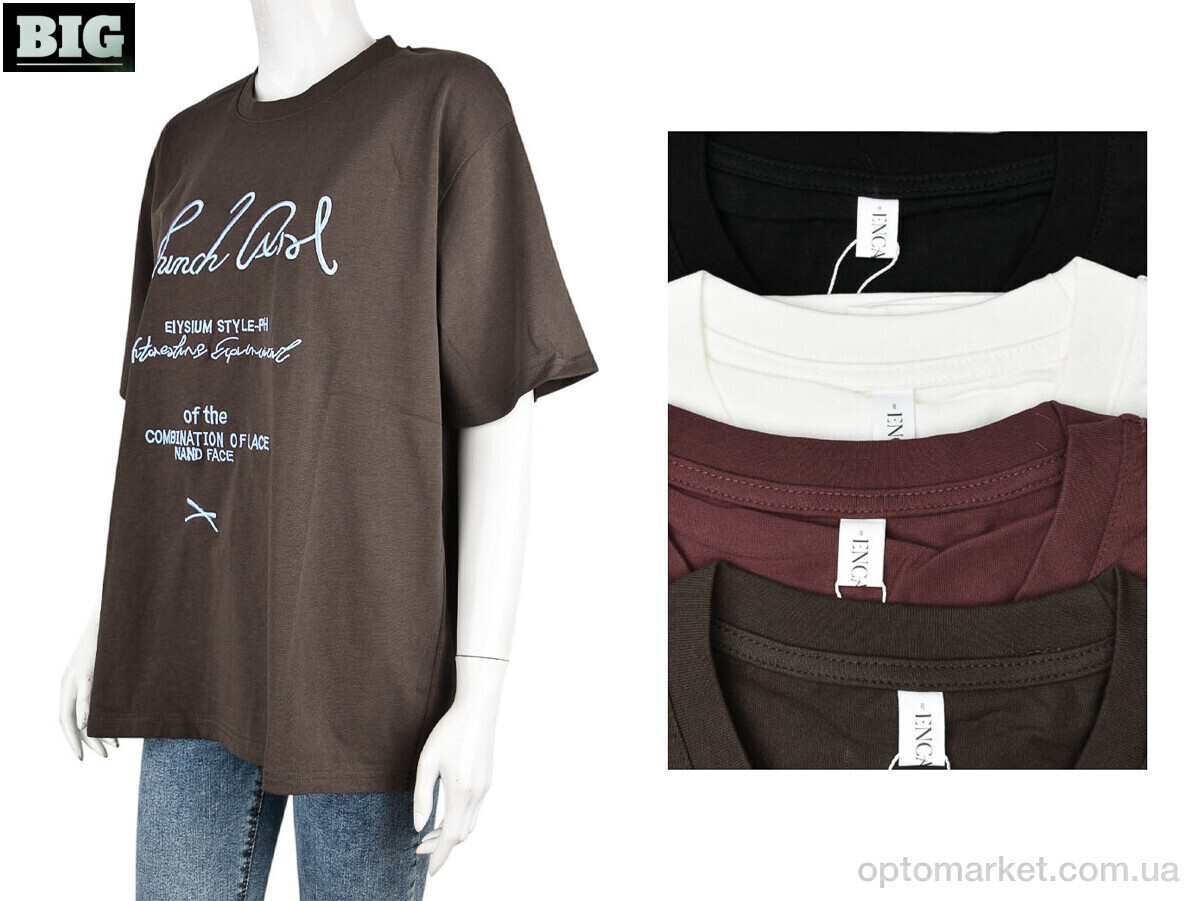 Купить Футболка жіночі 4064-335 mix Encanto мікс, фото 1