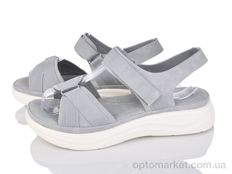 Купить Босоніжки жіночі 4065-H53A03-7 Башили сірий, фото 1