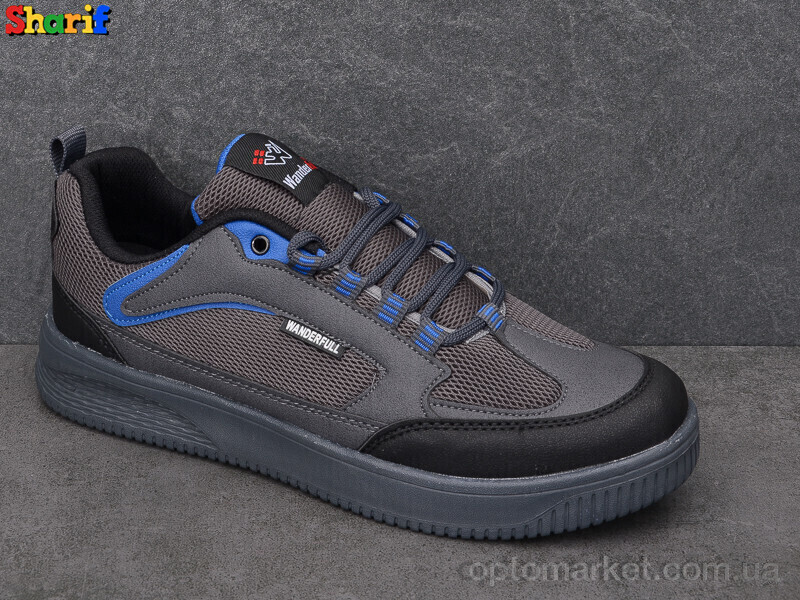 Купить Кросівки чоловічі 4067-1 Wanderfull сірий, фото 2