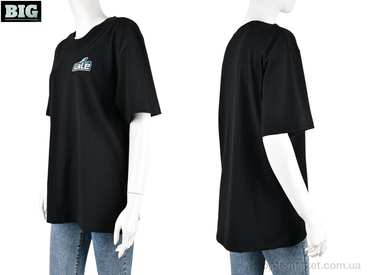Купить Футболка жіночі 4071-W01-1 black Ale Edition чорний, фото 3