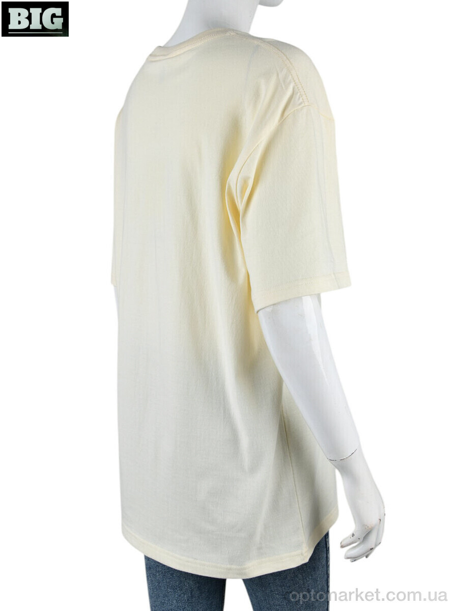 Купить Футболка жіночі 4071-W01-3 yellow Ale Edition жовтий, фото 2