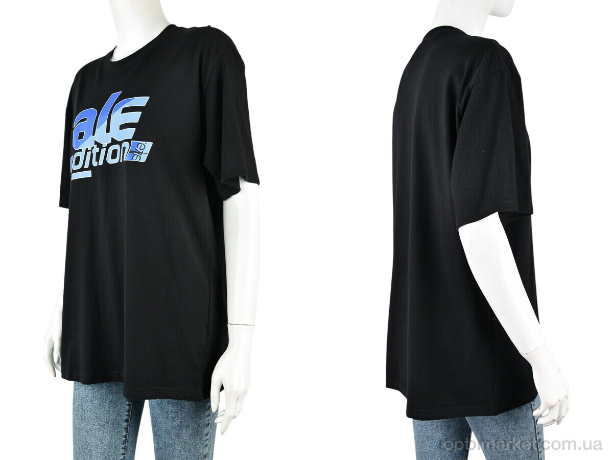 Купить Футболка жіночі 4071-W02-1 black Ale Edition чорний, фото 3