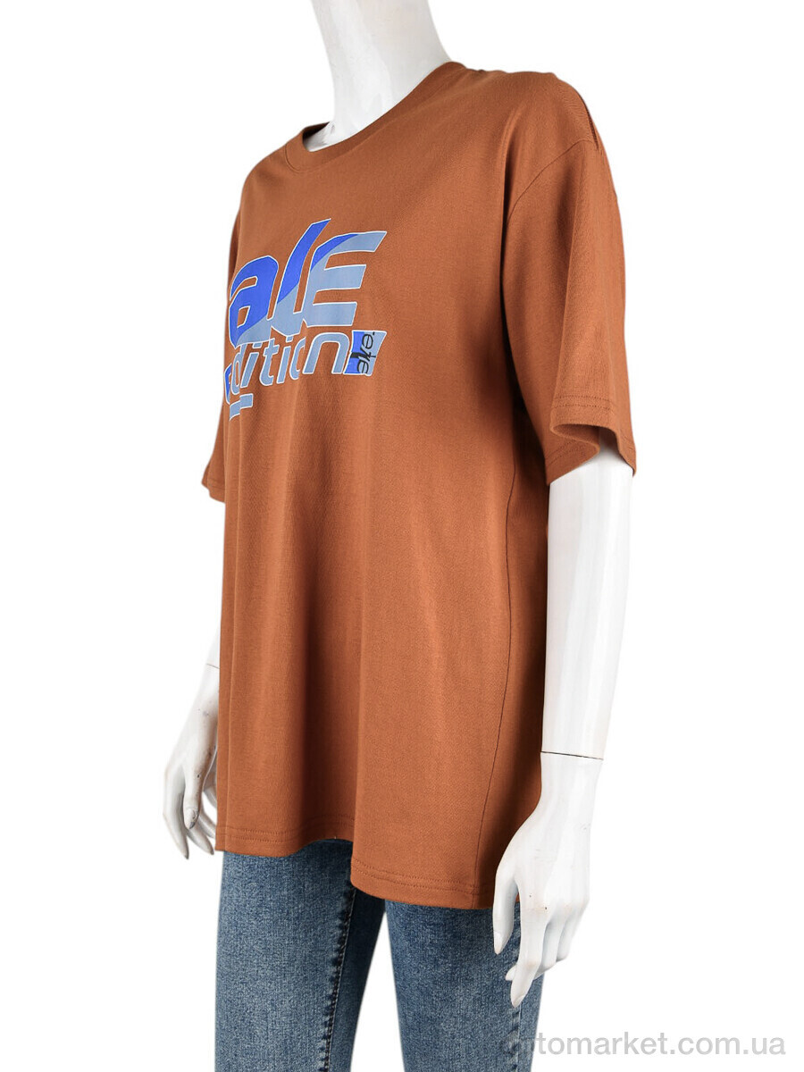 Купить Футболка жіночі 4071-W02-3 brown Ale Edition коричневий, фото 1