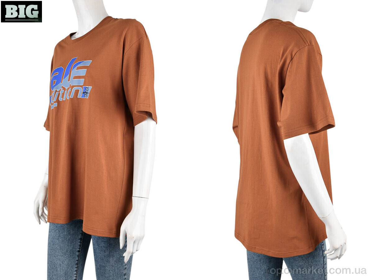Купить Футболка жіночі 4071-W02-3 brown Ale Edition коричневий, фото 3