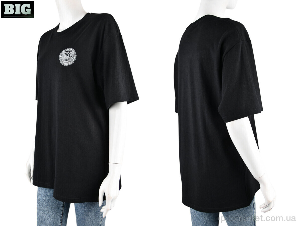 Купить Футболка жіночі 4071-W03-1 black Ale Edition чорний, фото 3