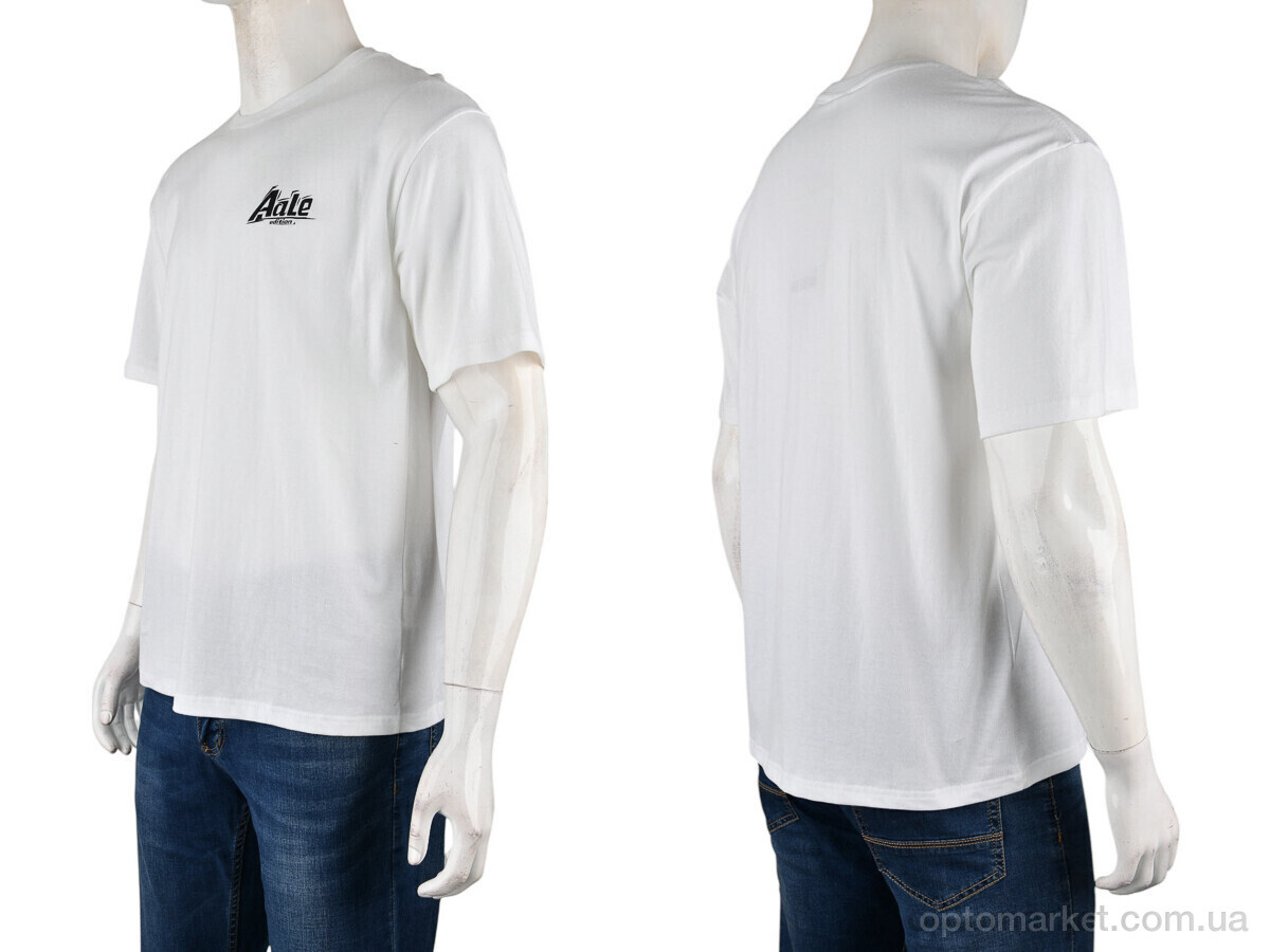 Купить Футболка чоловічі 4072-M01-2 white Ale Edition білий, фото 3