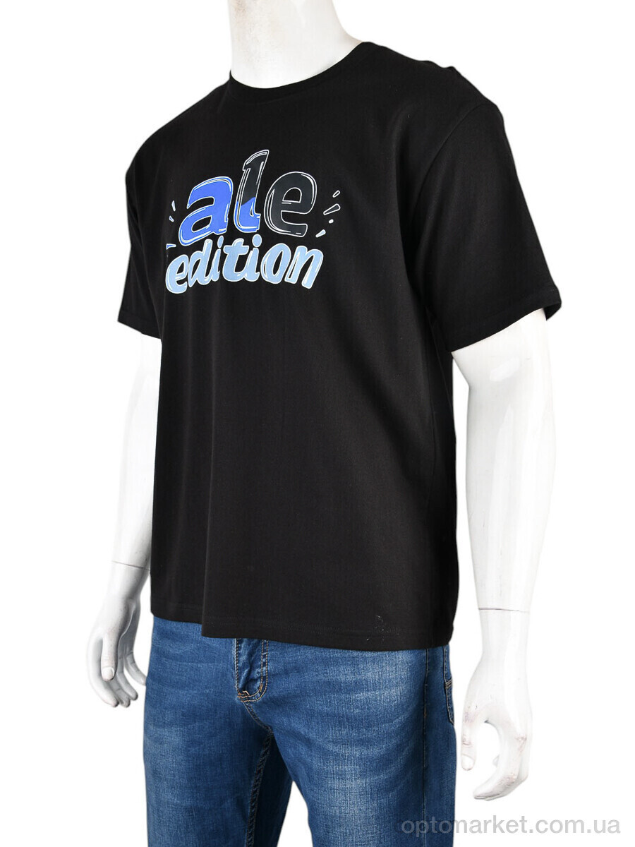 Купить Футболка чоловічі 4072-M02-1 black Ale Edition чорний, фото 1