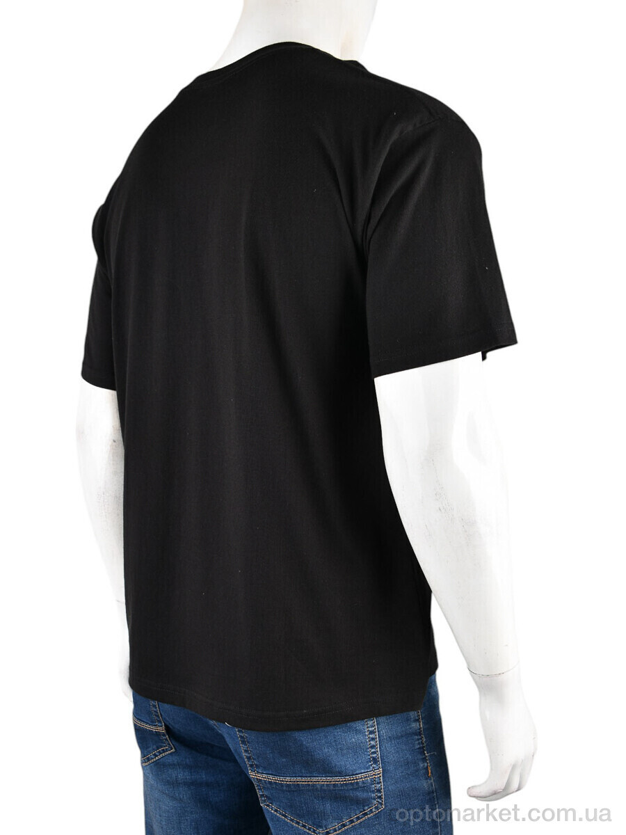 Купить Футболка чоловічі 4072-M02-1 black Ale Edition чорний, фото 2