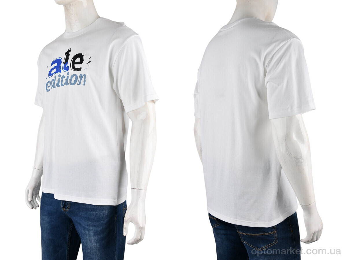 Купить Футболка чоловічі 4072-M02-2 white Ale Edition білий, фото 3