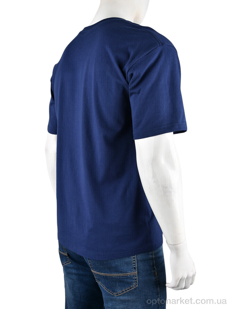 Купить Футболка чоловічі 4072-M02-3 blue Ale Edition синій, фото 2