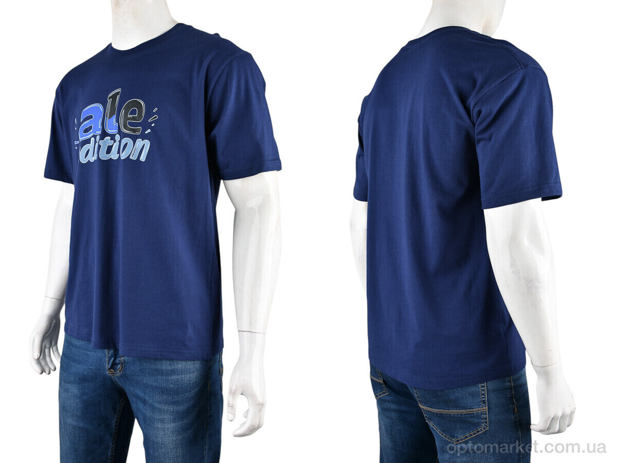 Купить Футболка чоловічі 4072-M02-3 blue Ale Edition синій, фото 3