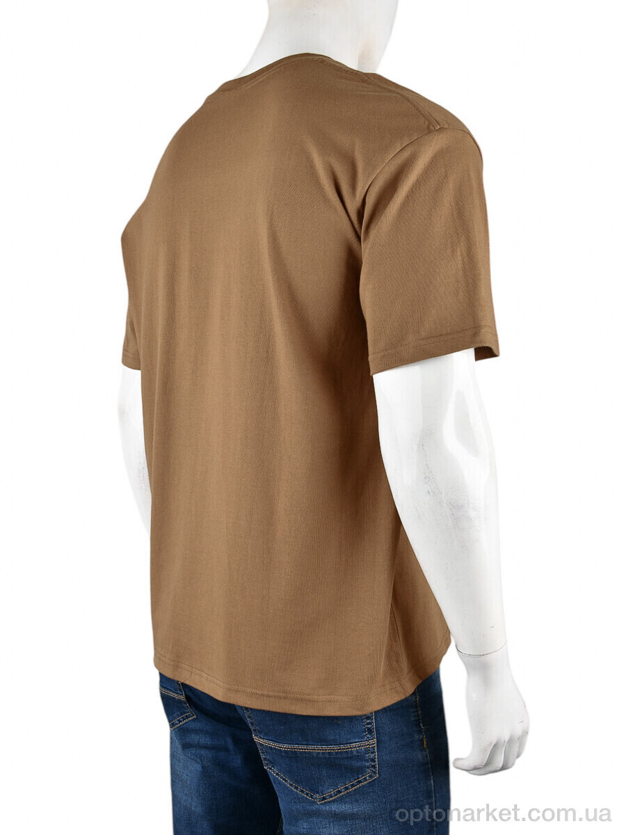 Купить Футболка чоловічі 4072-M03-4 brown Ale Edition коричневий, фото 2